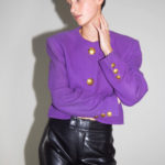 Veste Yves Saint Laurent violette