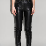 Pantalon cuir Gianni Versace